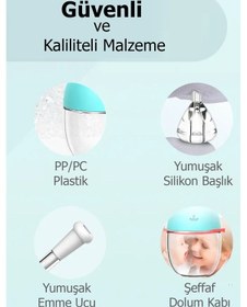 Resim Babyhope Esp-923 Bebek & Çocuk Burun Aspiratörü 0-10 Yaş Uyumlu Temizleme Cihazı Mavi 