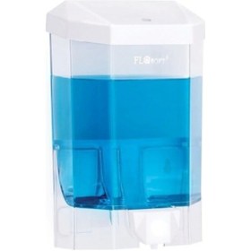 Resim Plastik Büyük Şeffaf Sıvı Sabunluk 1000 Ml. Royaleks-f086 Çok Renkli 