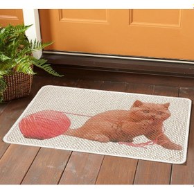 Resim Karmat Resimli Kedi Tırmalama Paspası 40 x 60 CM 
