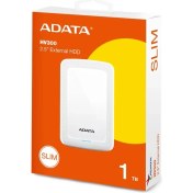 Resim Adata 1tb AHV300 2.5" USB 3.2 Gen1 Beyaz Harici Harddisk 