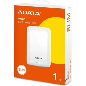 Resim Adata 1tb AHV300 2.5" USB 3.2 Gen1 Beyaz Harici Harddisk 