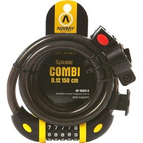 Resim Auvray Spıral Şifreli Kilit 150cm D12 