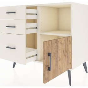 Resim Hyperion Şifonyer Tek Raflı 3 Çekmeceli Tek Kapaklı 88x44x80 Aytaşı-çam/aytaşı Çam/aytaşı 