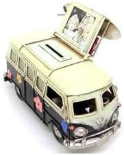 Resim Dekoratif Metal Minibüs Çerçeveli ve Kumbaralı 1210E-3394SS 