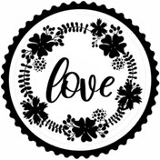 Resim Genel Markalar Love-Sevgi 1.Model Tasarım Sticker 30 x 30 cm 