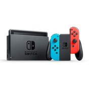 Resim Nintendo Switch Mavi Kırmızı Joy-Con Konsol - Yeni Geliştirilmiş Batarya (Distribütör Garantili) 