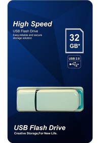 Resim Elba 32gb Plastik Beyaz-mavi 2.0 Usb Flash Bellek 