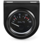 Resim Araba Modifiye Yağ Sıcaklık Göstergesi 12v Sensörlü Evrensel Araba Yağ Sıcaklık Göstergesi 50-150 C 1327 