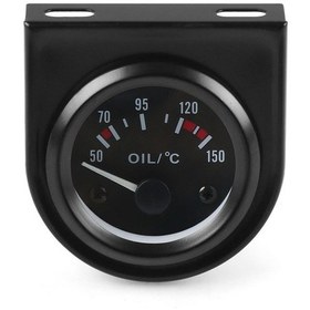 Resim Araba Modifiye Yağ Sıcaklık Göstergesi 12v Sensörlü Evrensel Araba Yağ Sıcaklık Göstergesi 50-150 C 1327 