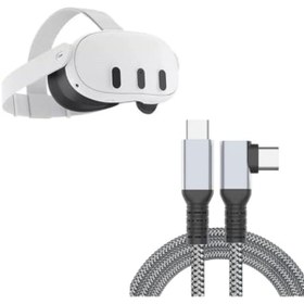 Resim Nacario NrcrioShop VR-C Oculus ile Uyumlu VR5 Link Kablosu 5 M, 5Gbps USB 3.2 Gen 1 Hızlı Veri Aktarımı, Hız 