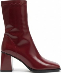 Resim Narcisa Streç Kalın Topuklu Bot Bordo 