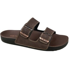 Resim Ceyo Bahama-10 Kahve Erkek Anatomik Terlik 4097 Renkli Çok Renkli 