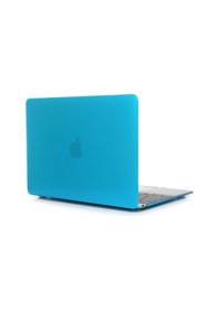 Resim Apple Uyumlu MacBook Air 13 A1932 2018 A2179 2020 Kristal Şeffaf Kılıf Kapak Mavi Açık 