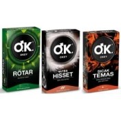 Resim Okey Prezervatif Rötar 10 Lu + Ultra Hisset 10 Lu + Sıcak Temas 10 Lu 
