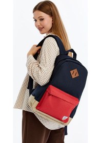 Resim Freecamp Daypack Limited Sırt Çantası-lacivert-kırmızı Siyah - Kırmızı 