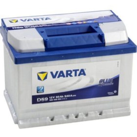 Resim Varta Blue Dynamic D59 12 Volt 60 Amper Akü (ALÇAK TİP) 