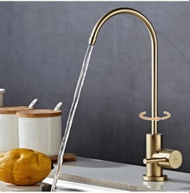 Resim Su Arıtma Musluğu Mat Gold Ürün Yeni Ankastre Model 