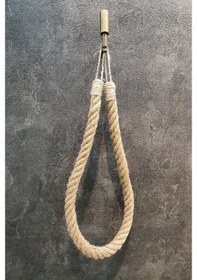 Resim Halat Braçol Perde Toplama Hasır Keten 