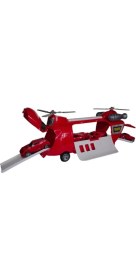 Resim Farbu Royal Toys 4 Arabalı Ambulans Helikopteri RYL-7046 