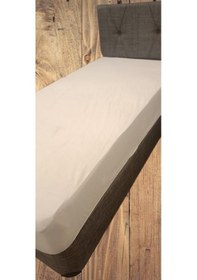 Resim Alez Fitted Yatak Koruyucu Sıvı Geçirmez 100x200 Model Full Kenar Terletmez El Yapım 