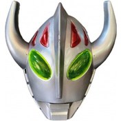 Resim Ultra Man Maskesi Korku Maskesi Cadılar Bayramı Maskesi Ultra Man Kostüm Aksesuarları Maskesi Gün Işığı 