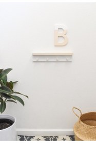 Resim babyroomstore Çocuk Odası Ahşap Askılık Raf 50cm 