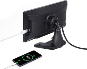 Resim Dark 10.36" Kamyonet, TIR, Karavan, Büyük Araçlar için Apple CarPlay & Android Auto, Ekran Yansıtma, 360° Panaromik Sistem 4 Kameralı Torpido Üstü Araç Multimedya Ekranı 