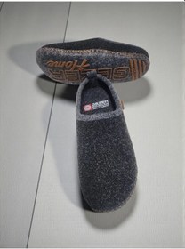 Resim Unısex Kaymaz Taban Keçe Rahat Yumuşak Taban Ev Terlik Siyah 