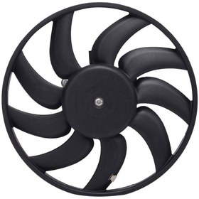 Resim Audi A4 A5 A6 2.0 TDI 2008 Sonrası Fan Motoru Davlumbazsız 350 mm 2 Fişli 9 Kanat 