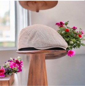 Resim Shopiolog Yazlık Spor İtalyan Fılet Model Erkek Kasket London Kasket Bej 