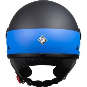 Resim Tucano Urbano El Jettın 6.0 Yarım Kask Inter Nerazzurro Mat Siyah 