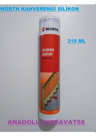 Resim Würth Kahverengi Silikon Yapıştırıcı Güçlü Silikon Kahve Renk 310ml Germany 