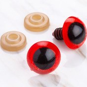 Resim Loren 16 mm Kırmızı 5 Çift Amigurumi Göz 