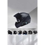 Resim Kask Kulaklığı Motosiklet Intercom Interkom Dinleme Konuşma Özellikli Su Geçirmez 