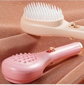 Resim Otomatik Tuşlu Saç Masaj Tarağı 
