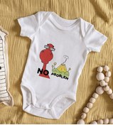Resim Bitmeyen Kartuş Bk Kids No Problem Tasarımlı Bebek Body Zıbın - Model 1 