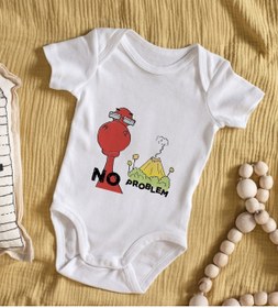 Resim Bitmeyen Kartuş Bk Kids No Problem Tasarımlı Bebek Body Zıbın - Model 1 