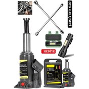 Resim Staxx 2ton Çantalı Şişe Tip Araç Krikosu + 4'lü Bijon Garaj Seti 