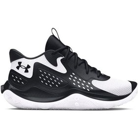 Resim Under Armour Jet '23 Erkek Siyah Basketbol Ayakkabısı 3026634-006 Siyah - Beyaz 