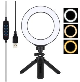 Resim More TR PULUZ 6.2 inç PKT3059 Ring Light Led Işık 16cm Stand You 