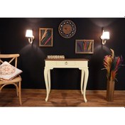 Resim Wooding 80 Cm Çekmeceli Masif Krem Naturel Dresuar (548586535) Krem 