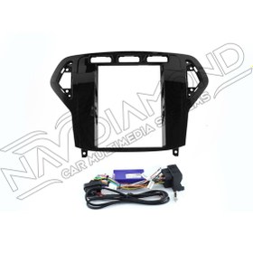 Resim NAVİDİAMOND NAVIDIAMOND FORD MONDEO TESLA PIANO BLACK ANDROİD TEYP ÇERÇEVE - SOKET - CANBUS 