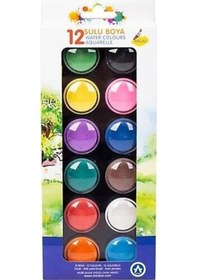 Resim Ark Sulu Boya 12 Renk 1258 