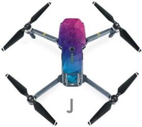 Resim Mavic Pro PVC Su Geçirmez Kaplama Etiket Desen J 