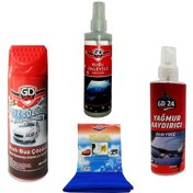 Resim Gd24 Kışlık Set (yağmur Kaydırıcı+buz Çözücü+buğu Önleyici+bez) 