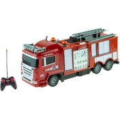 Resim Oyuncak İtfaiye Kamyonu Uzaktan Kumandalı Işıklı Şarjlı 1/18 Sc 