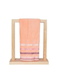 Resim Vos Versa Bursa Varak Serisi 50x90cm %100 Pamuk 4lü Yüz Havlusu Somon Vvhm0027-384 - Somon 