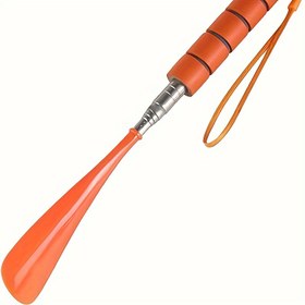 Resim 1 adet Ergonomik Ayakkabı Çektirici, Ayarlanabilir 29,97-70,87 cm, Taşınabilir Paslanmaz Çelik Ayakkabı Yardımcısı, Yaşlılar ve Engelliler için Kullanımı Kolay Ayakkabı Yardım Aracı, Şık Ev Ayakkabı Yardım Aracı 