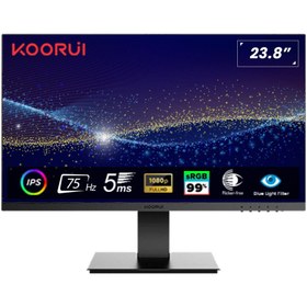 Resim Koorui 23.8" 24N1 75Hz 5ms FHD IPS (HDMI, VGA) Monitör Koorui 23.8" 24N1 75Hz 5ms FHD IPS (HDMI, VGA) Monitör - 2 Yıl Garantili - Sıfır Ürün