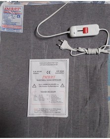 Resim İmbat Keçeli Çift Kişilik Elektrikli Battaniye 120x150 Çok Renkli 